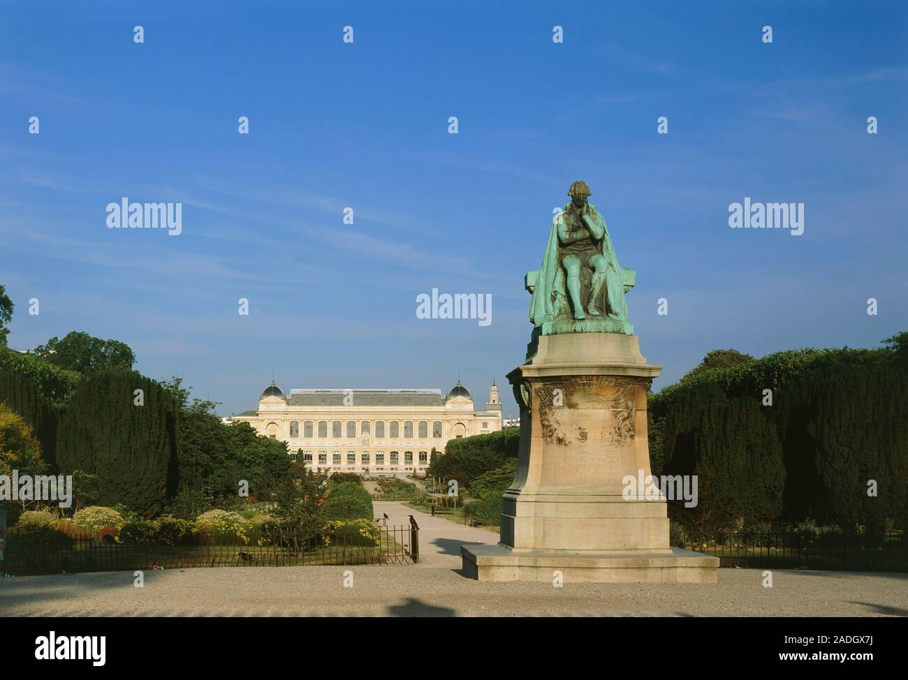 Statue of Jean Lamarck (17441829) at the Jardin des Plantes, Paris