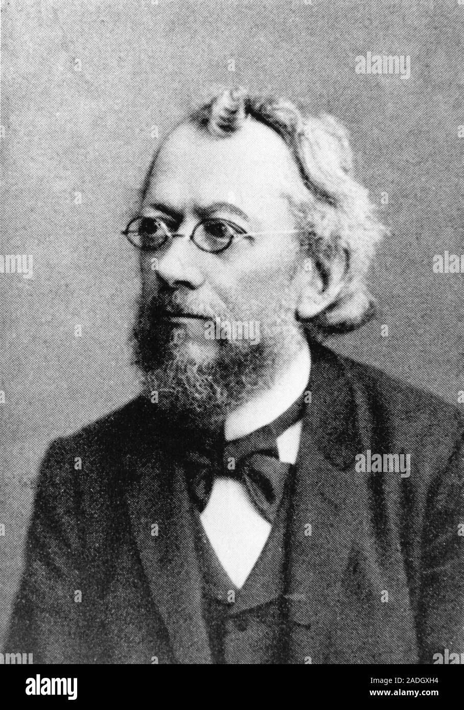 Karl Mobius. Portrait of Karl Mobius (18251908), German marine