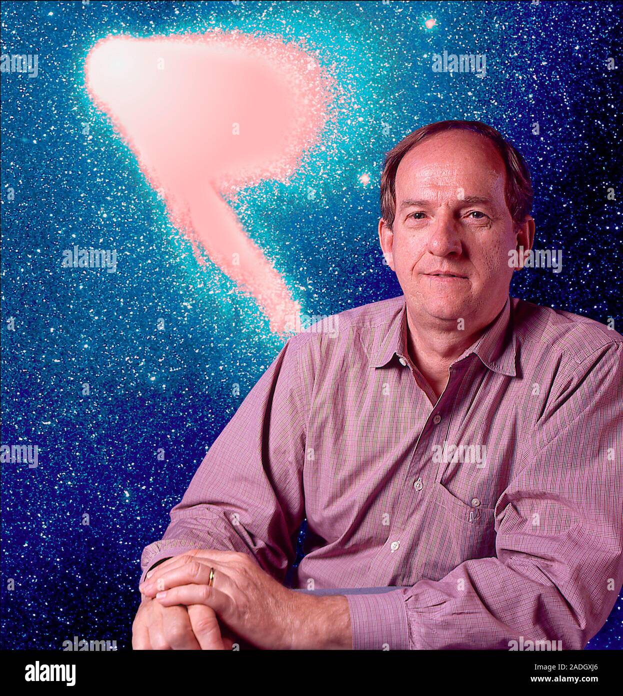 Michael Mumma. Portrait of Dr Michael Mumma, astrophysicist, on a