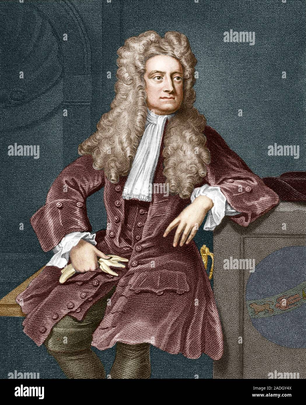 Sir Isaac Newton (1643-1727), British physicist, mathematician and ...