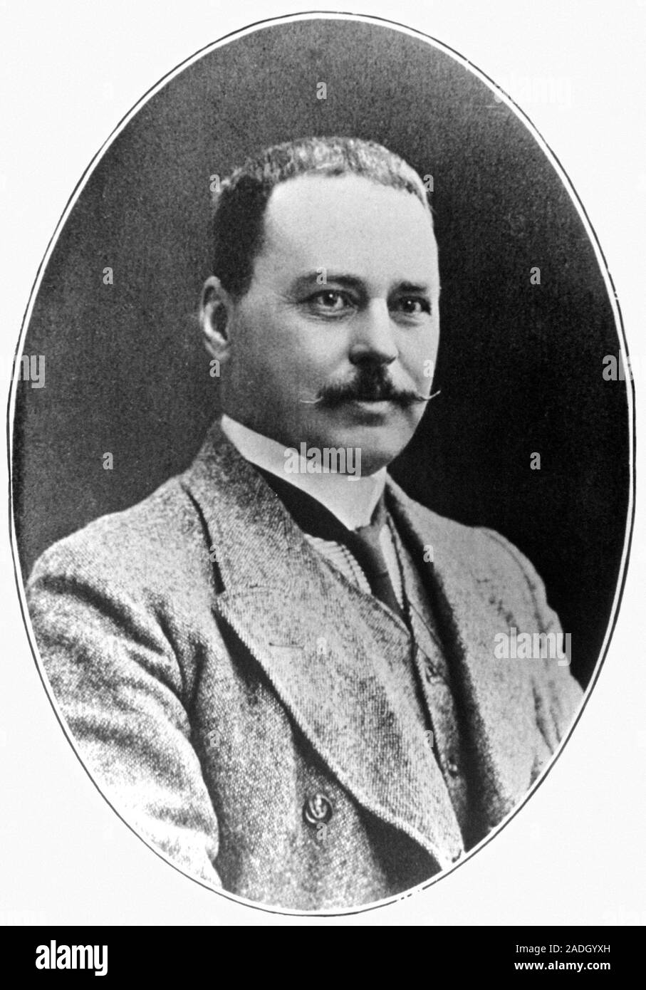 Sir Ronald Ross. Portrait of the British physician Sir Ronald Ross ...