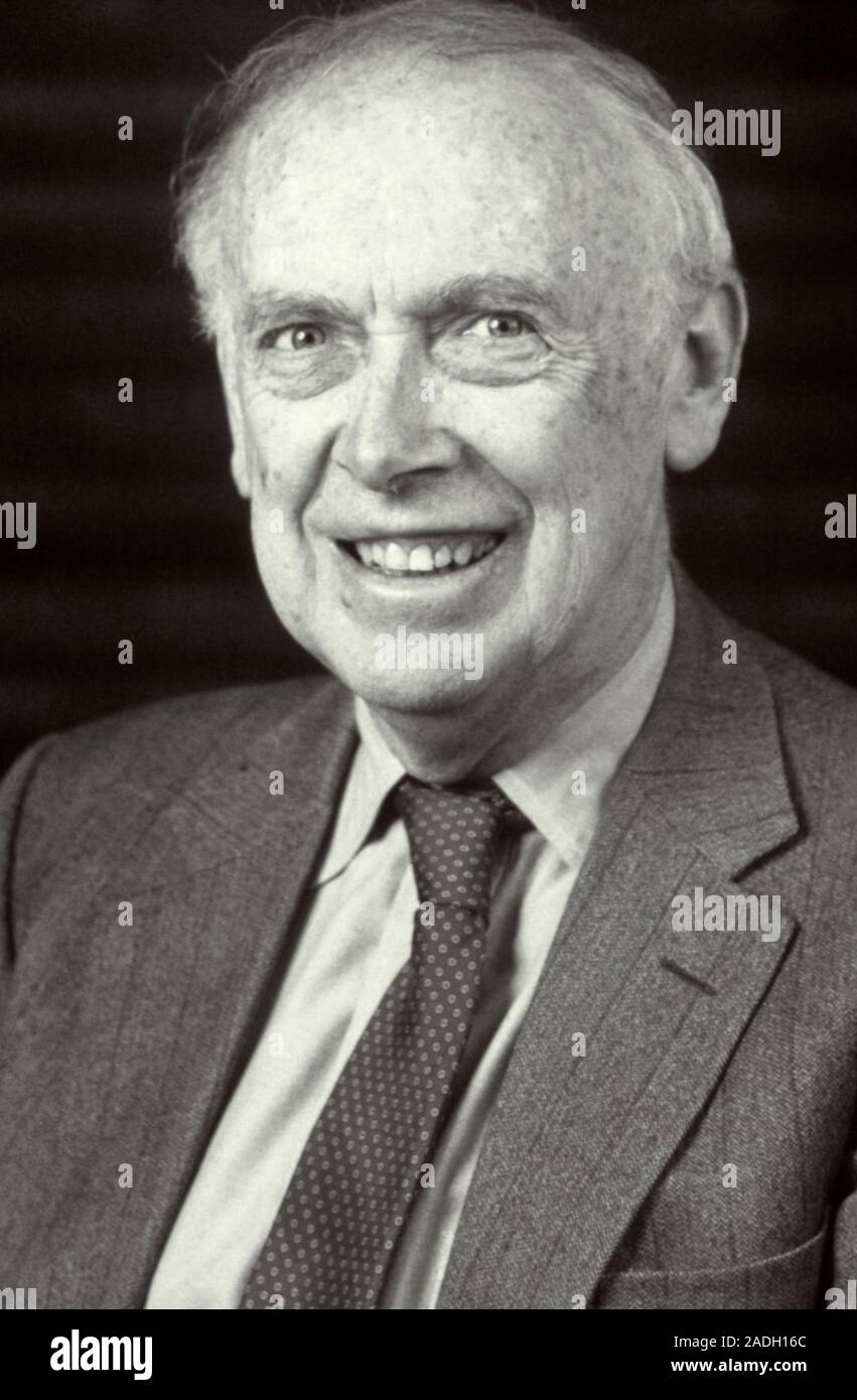 James Dewey Watson (born 1928), American biochemist & co- discoverer of the  structure of DNA. Watson graduated from Chicago University & obtained a Ph  Stock Photo - Alamy