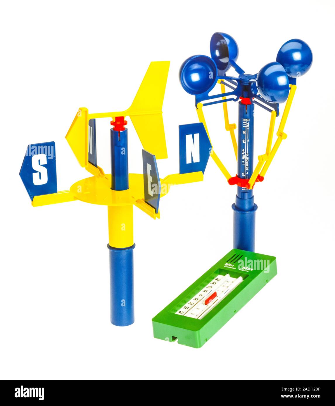 School meteorological equipment. Weather vane, for measuring wind