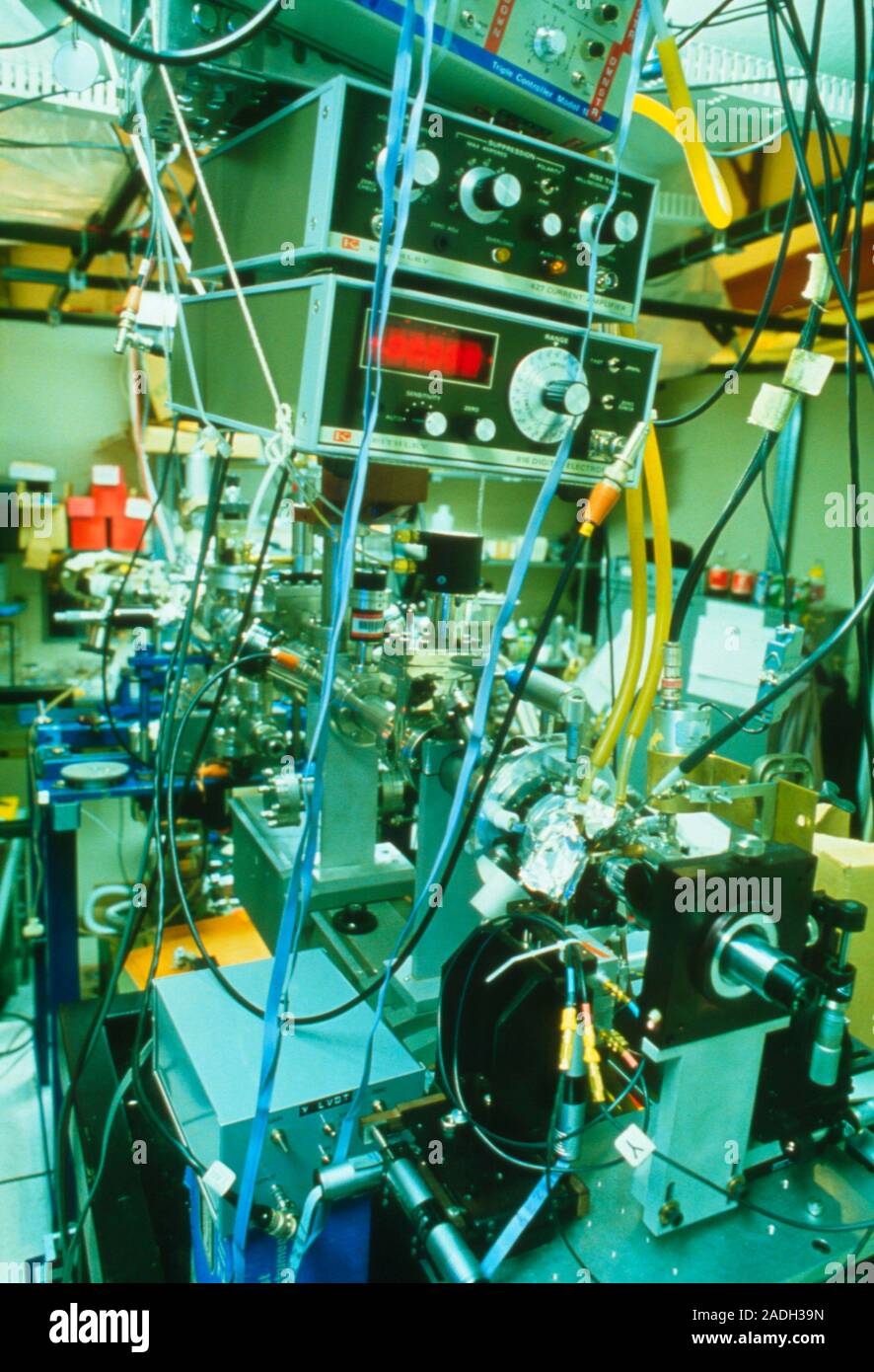 View of the scanning transmission soft Xray microscope built at the