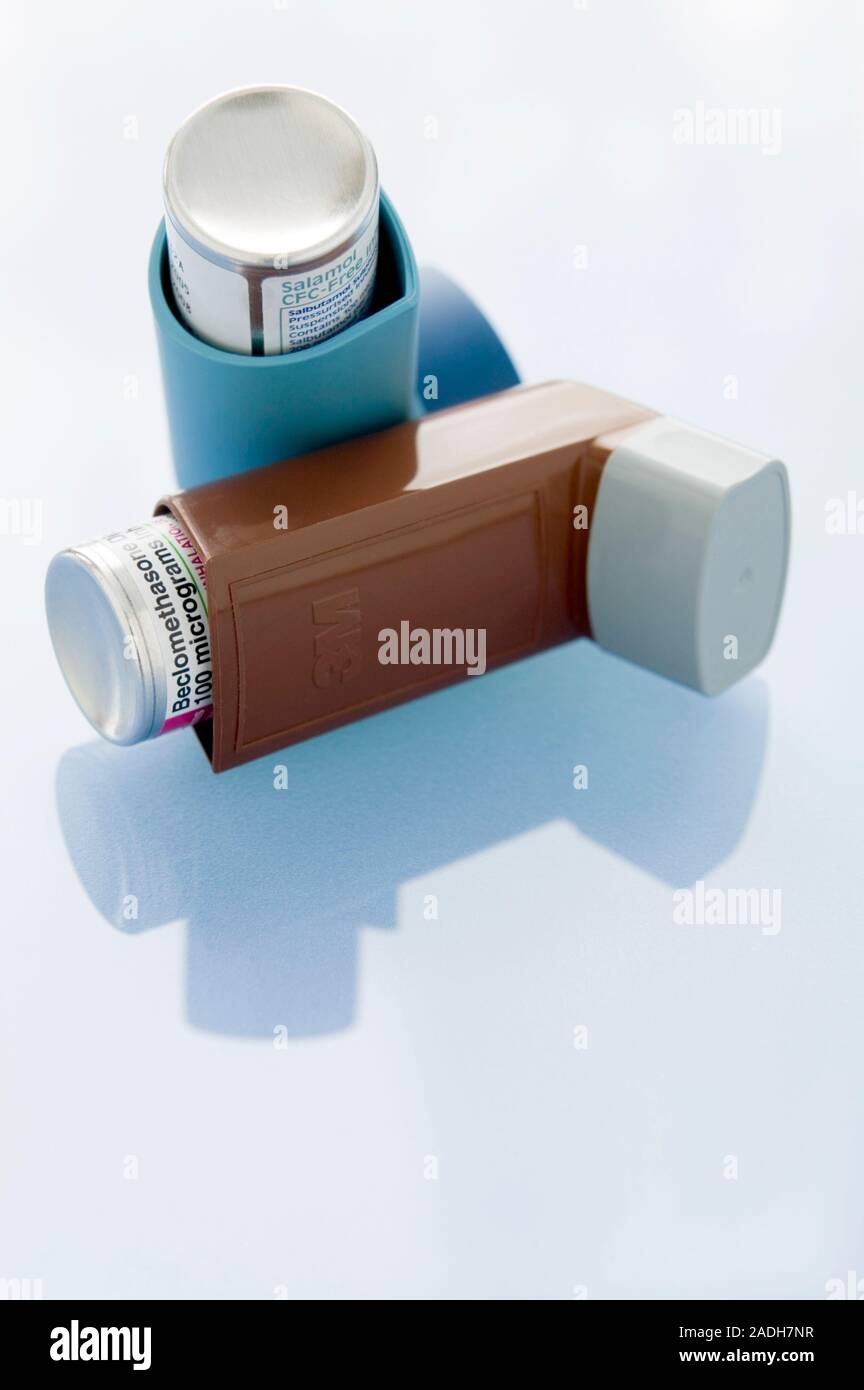Asthma inhalers. Asthma is a condition which the small airways
