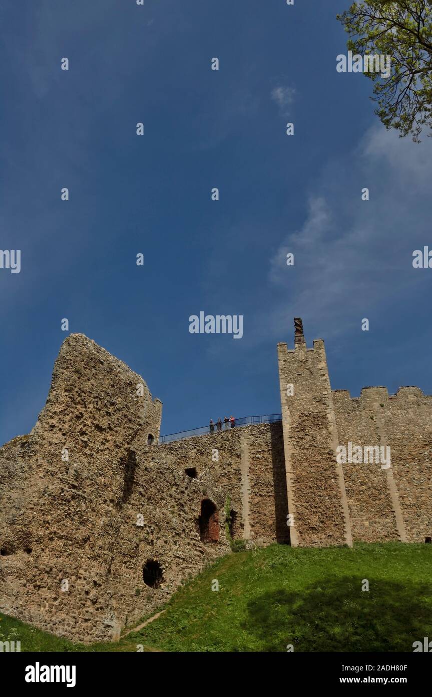 Framlington Framlington Castle. Suffolk, East Anglia, England. UK Stock Photo - Alamy