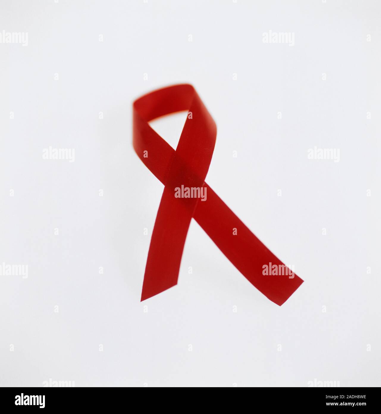 AIDS ribbon. This symbolic ribbon is worn to show support for AIDS ...