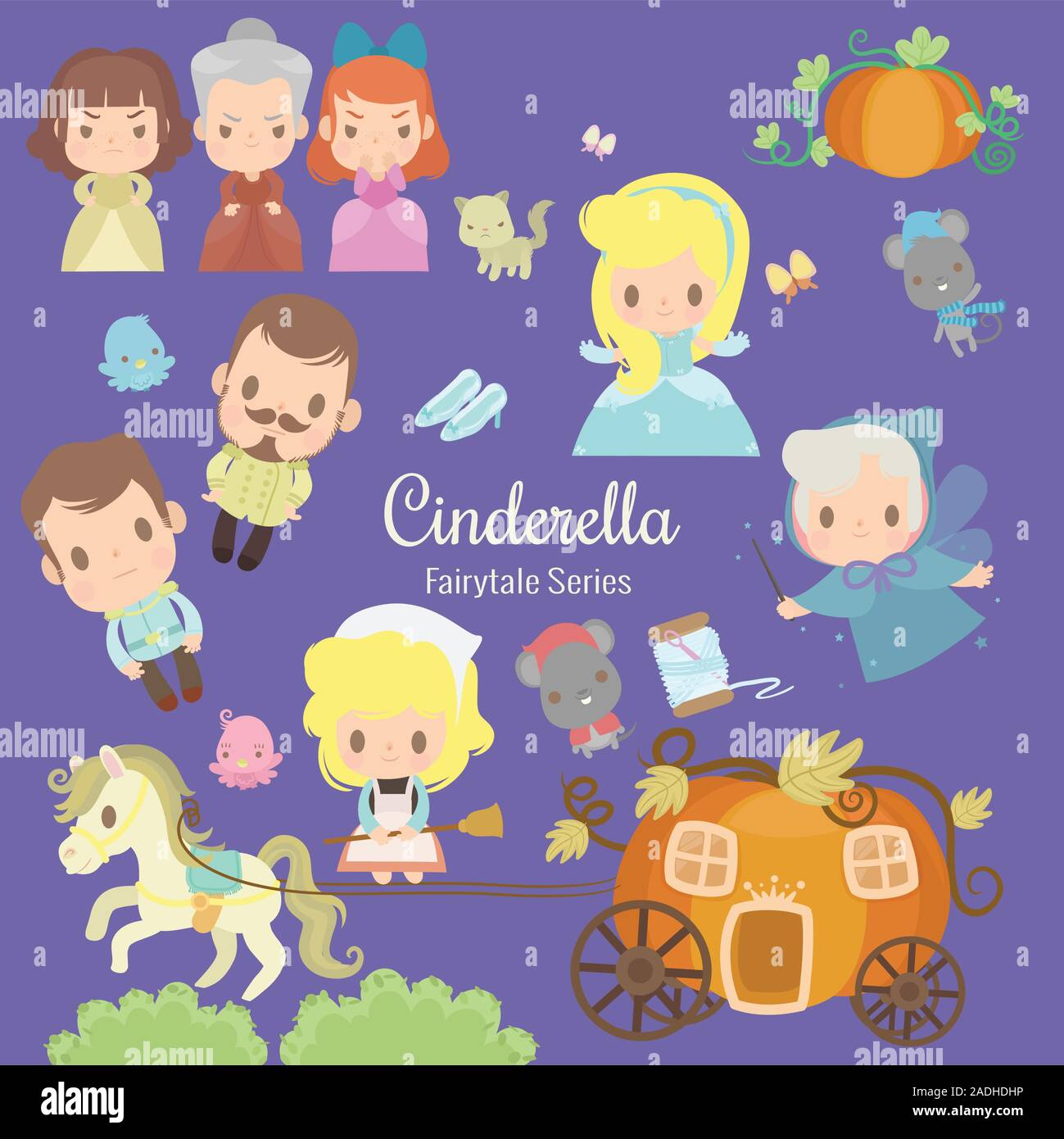 Cinderella illustrations hi-res stock photography and images - Alamy, image size:1299x1390