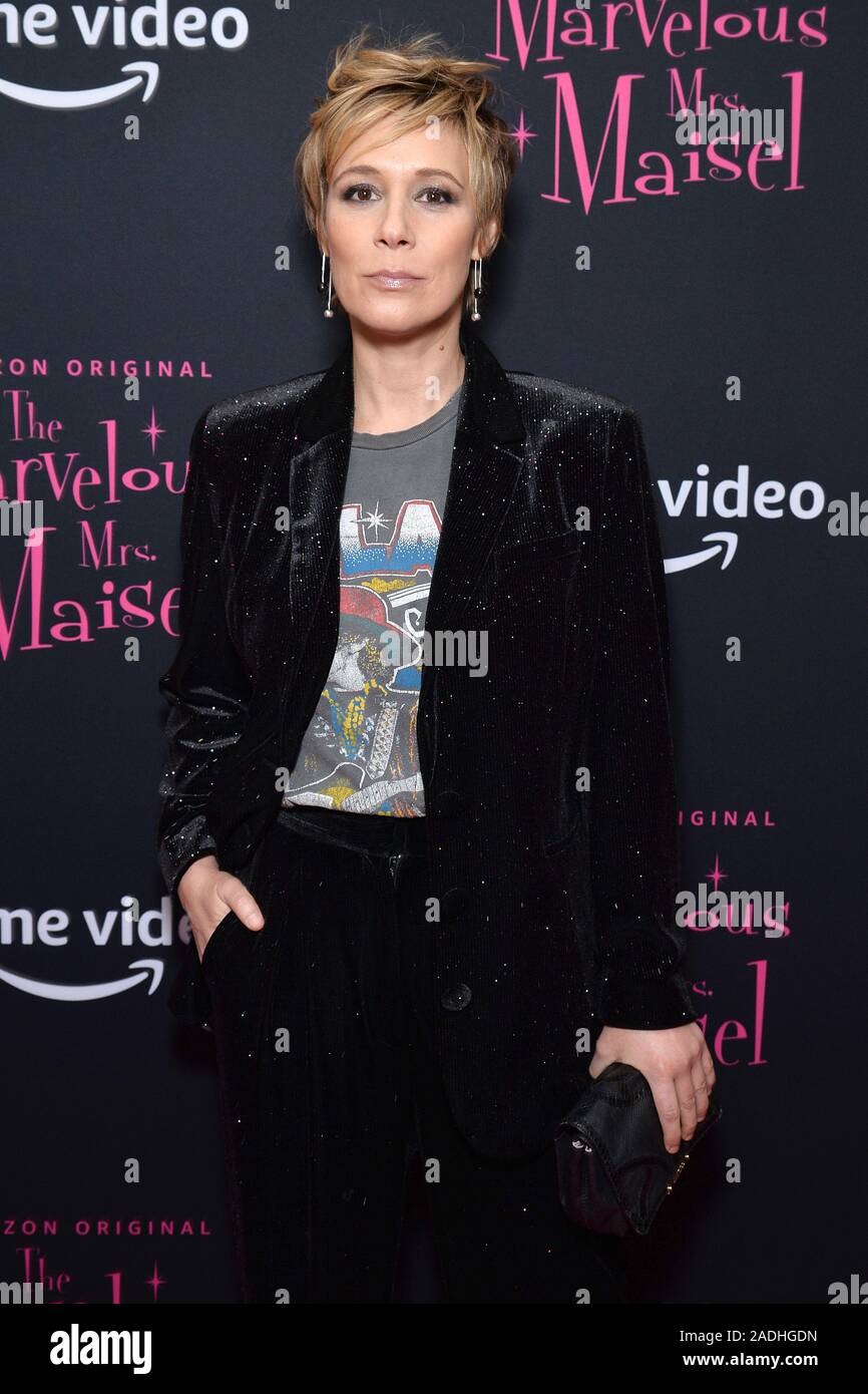 New York, USA. 03rd Dec, 2019. Actress Liza Weil attends the NY ...