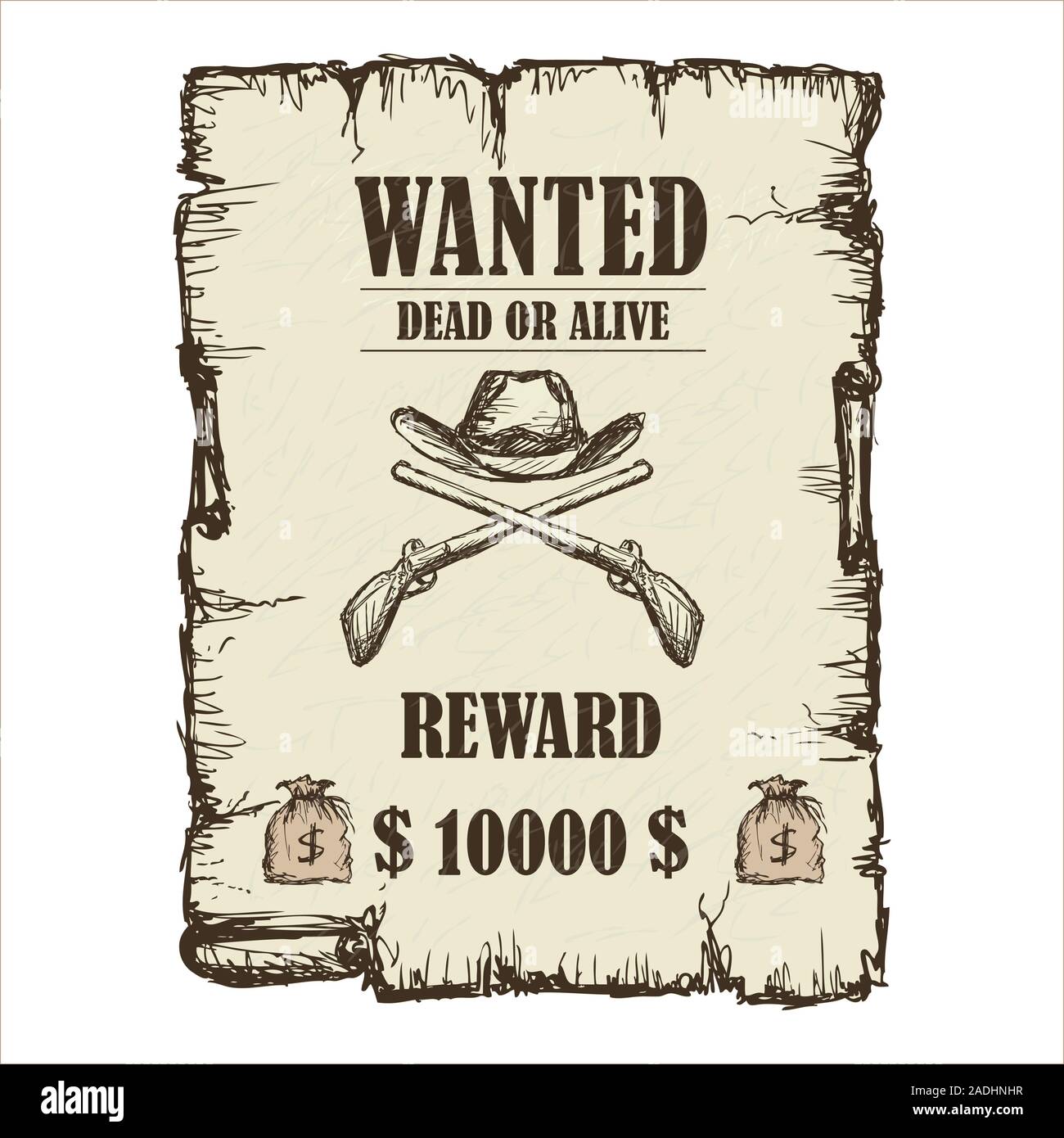 Create Old West Wanted Poster Wanted Western Poster V - vrogue.co