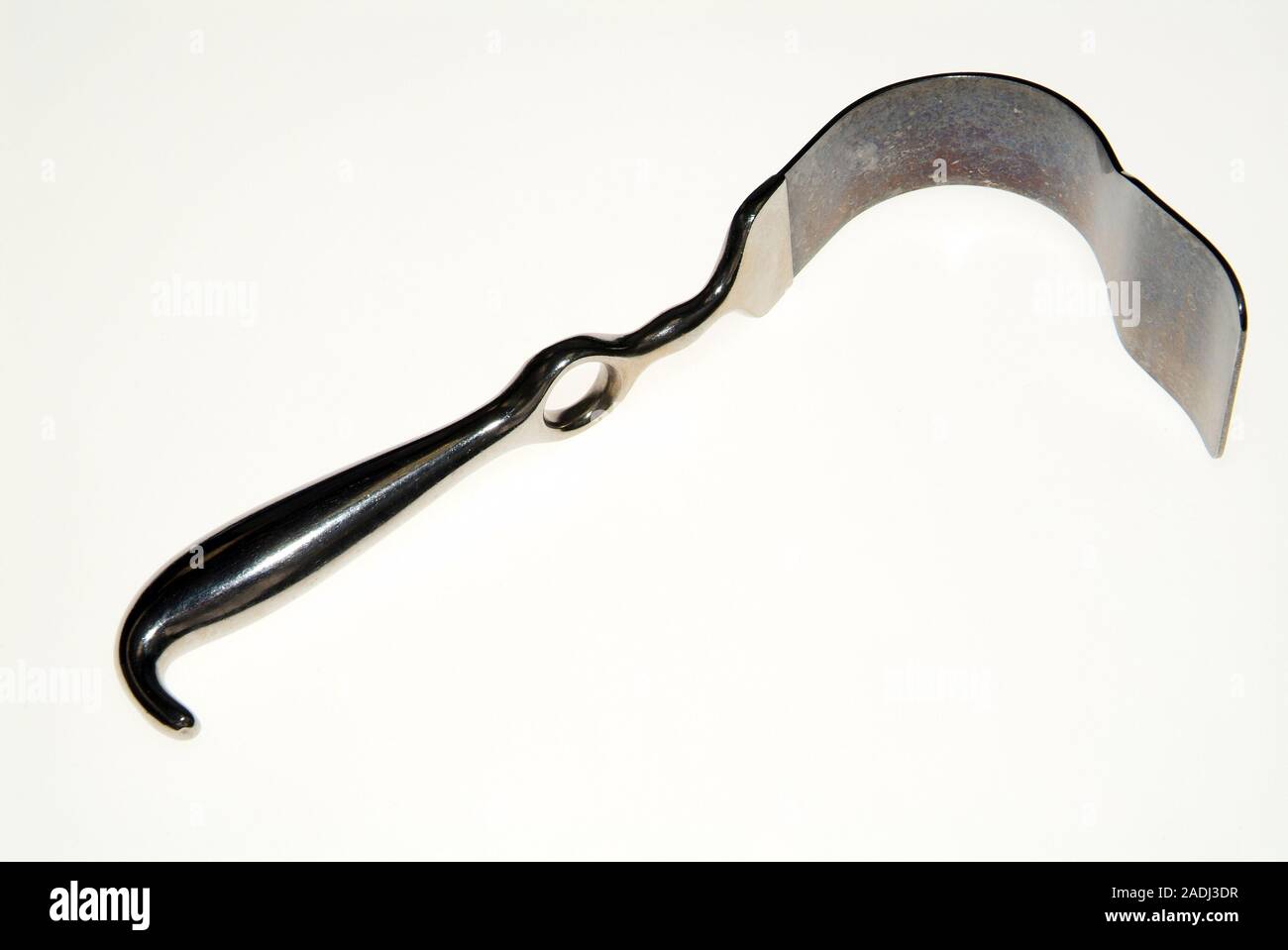 Deaver retractor. This surgical instrument is used to retract deep