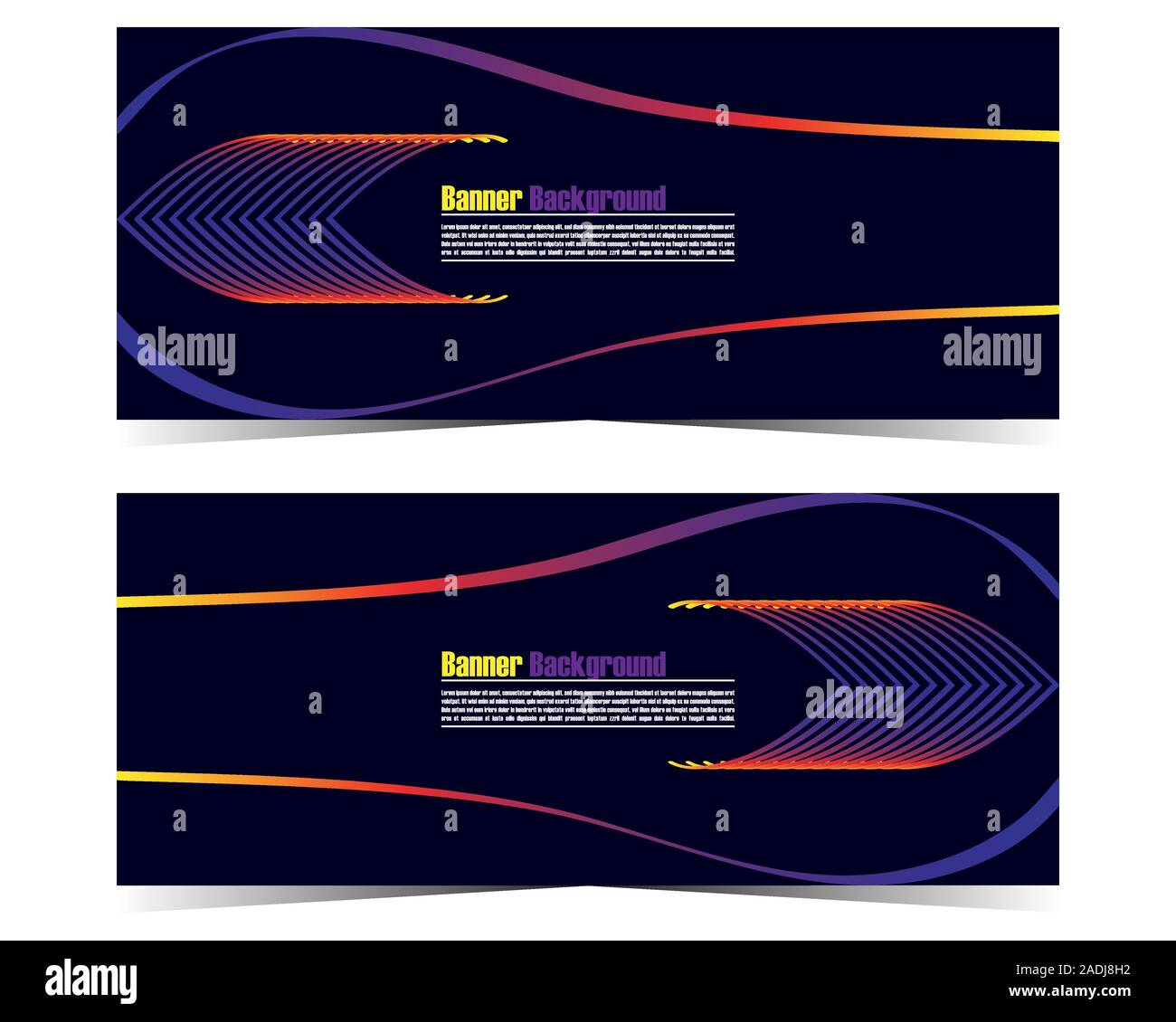 Minimal Geometric Background Poster And Web Banner Wave Line Art