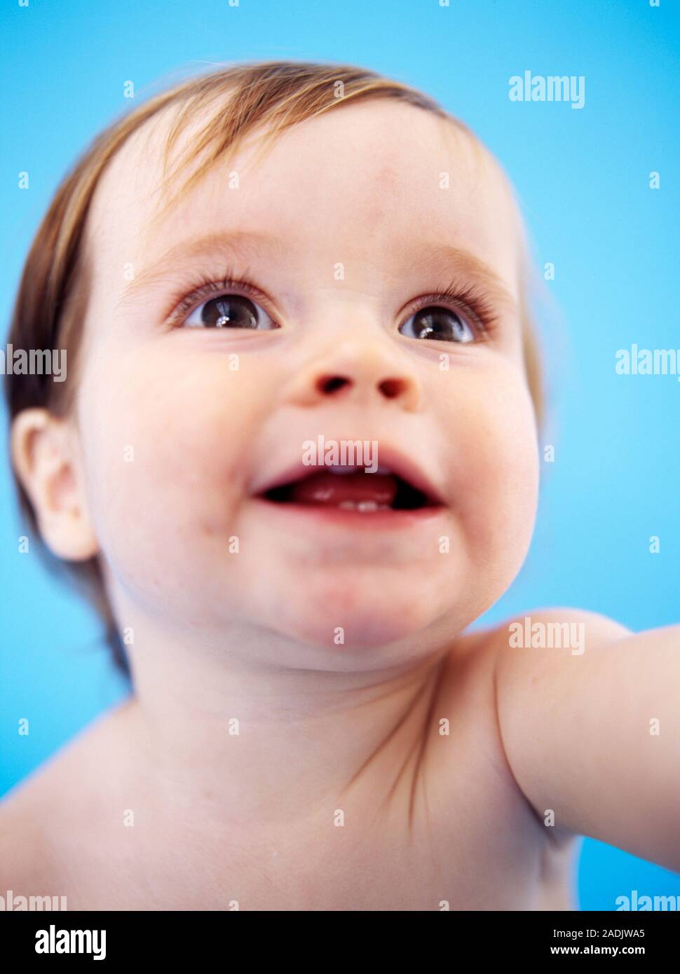 baby-happy-face-of-a-one-year-old-baby-girl-stock-photo-alamy
