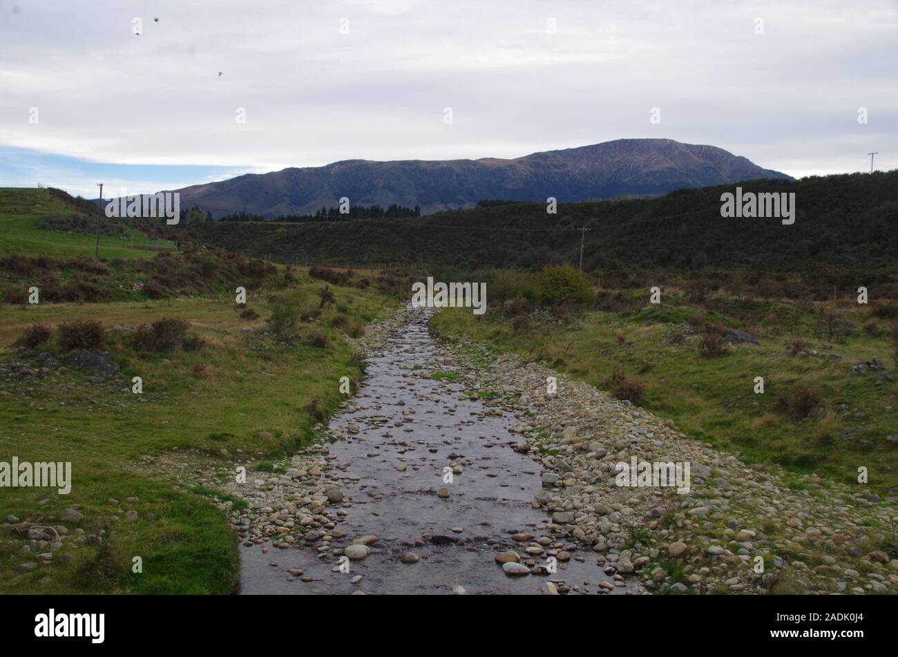 Te Araroa Trail. Buxton lime kilns. South Island. New Zealand Stock