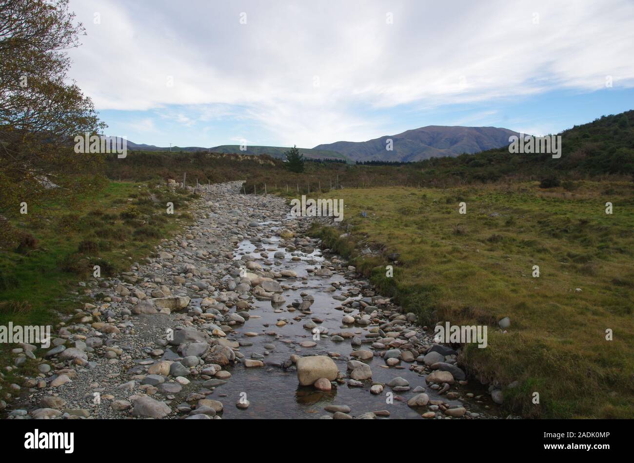 Te Araroa Trail. Buxton lime kilns. South Island. New Zealand Stock