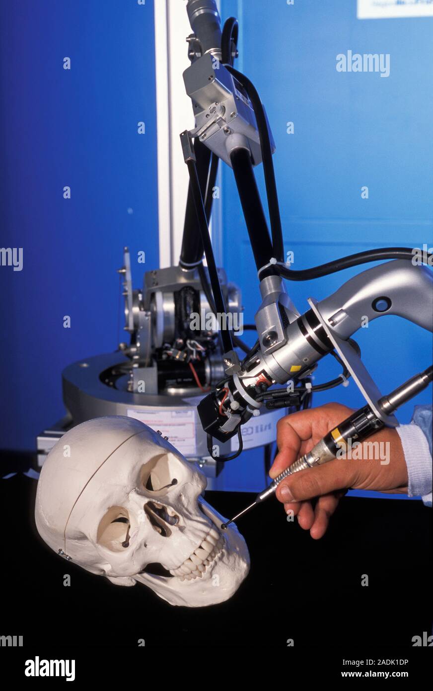 Surgical planning. Surgical device being used to plan and prepare for