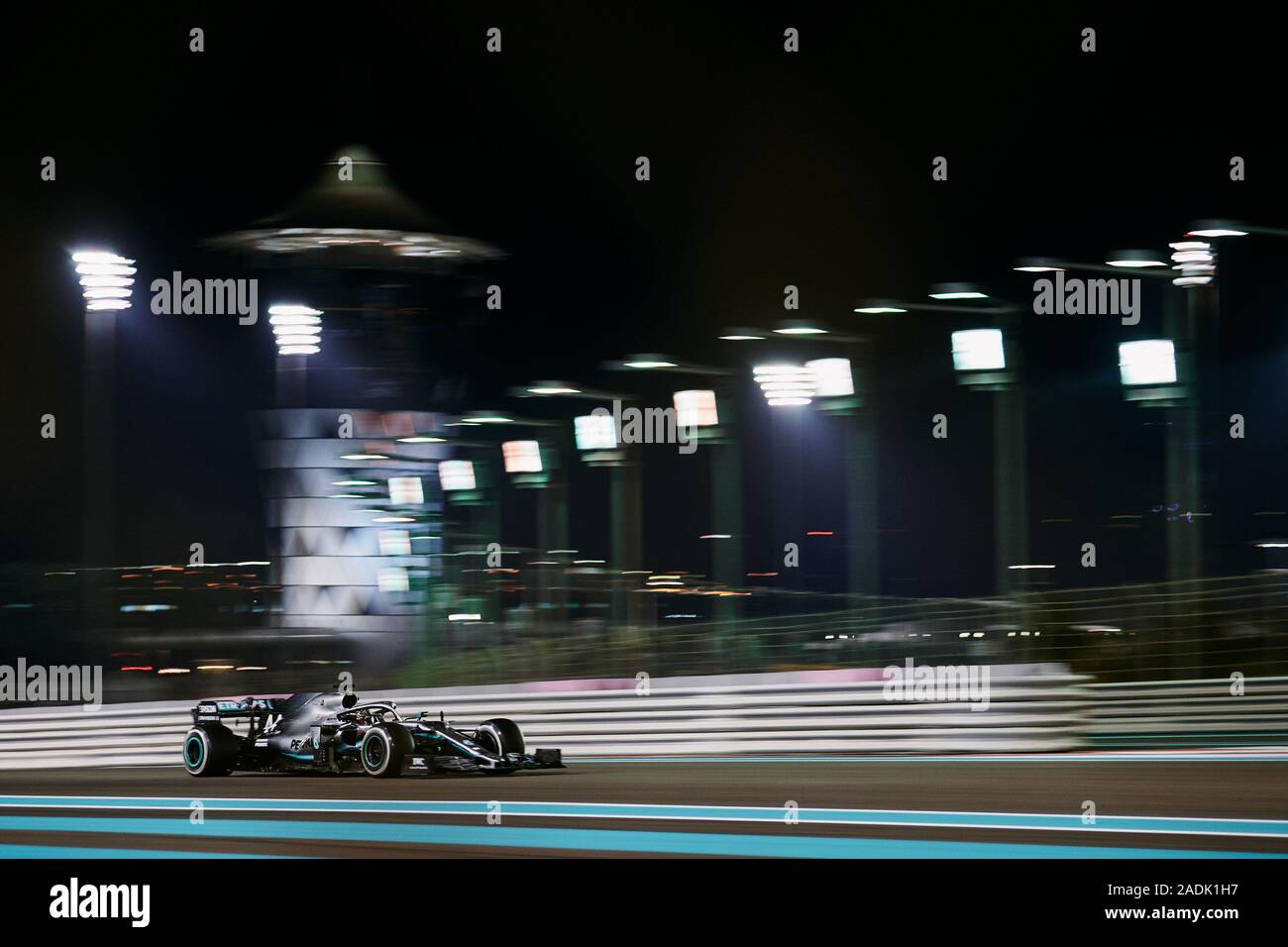 Mercedes AMG Petronas F1 Team’s British driver Lewis Hamilton competes ...
