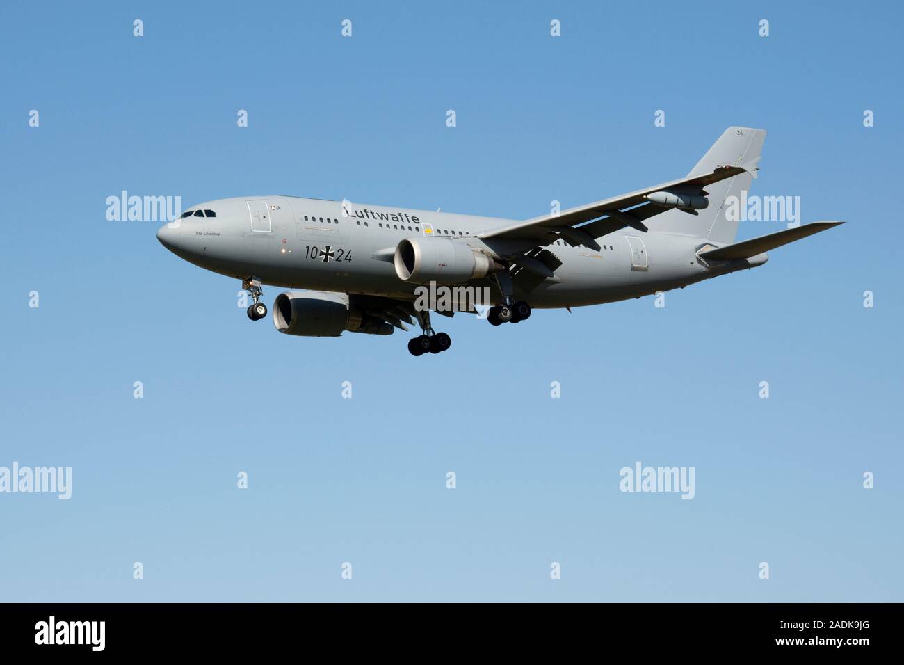 Airbus A.310-304MRTT 10+24, of 1 FBS, German Air Force, based at Koln-Bonn, seen at RAF Brize Norton, Oxfordshire on the 18th September 2019. Stock Photo