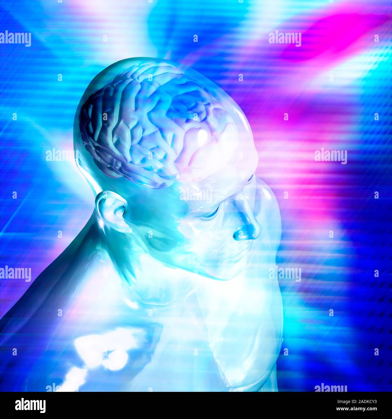 Consciousness, conceptual computer artwork Stock Photo - Alamy