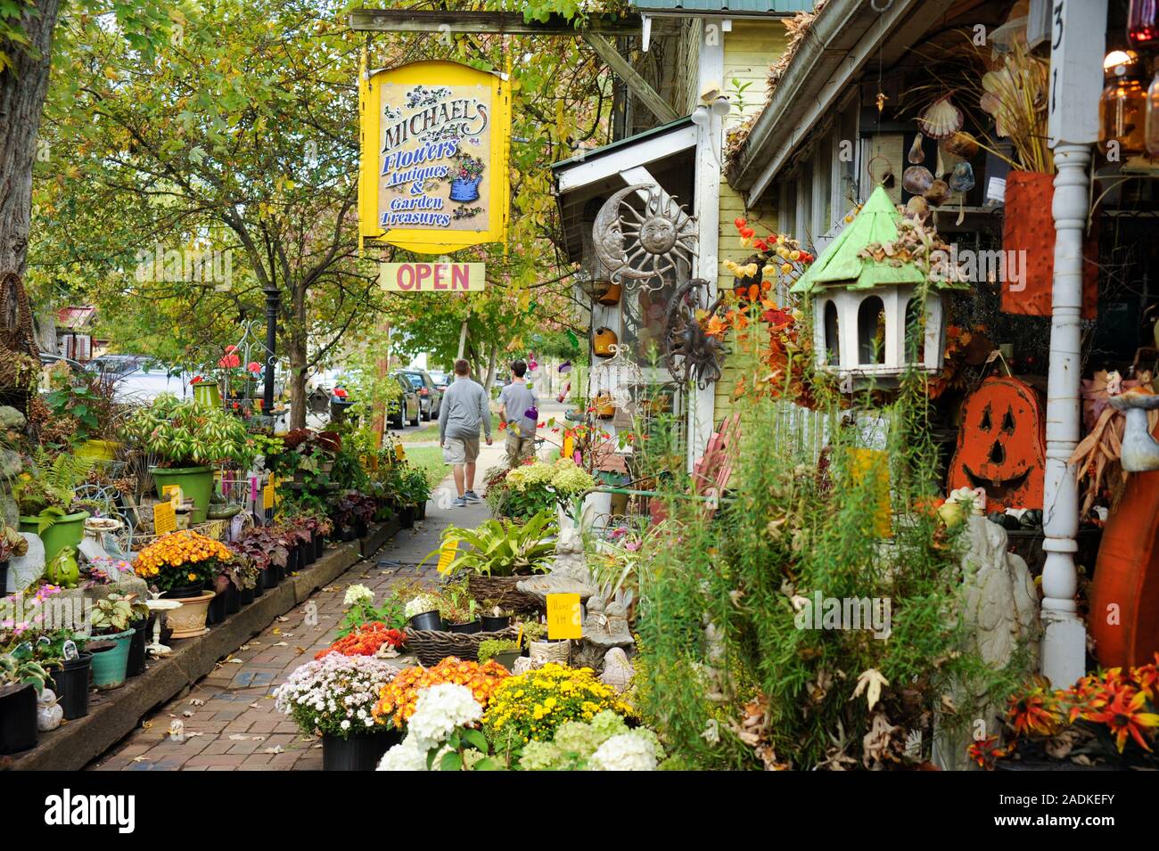 Nashville, Indiana shops, tourist attraction Stock Photo - Alamy