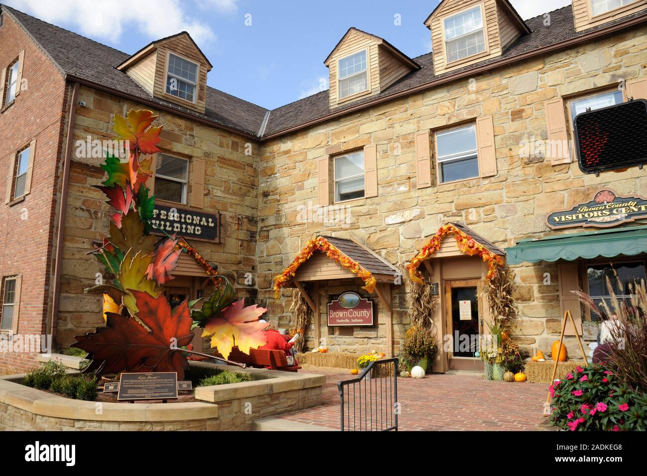 Nashville, Indiana shops, tourist attraction Stock Photo - Alamy
