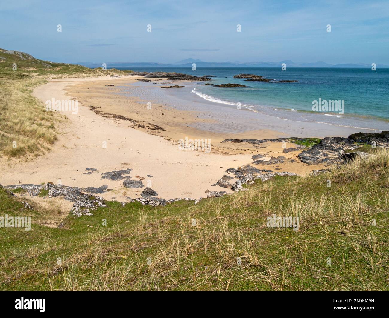 Balnahard beach, Isle of Colonsay in the Inner Hebrides, Scotland, UK Stock Photo