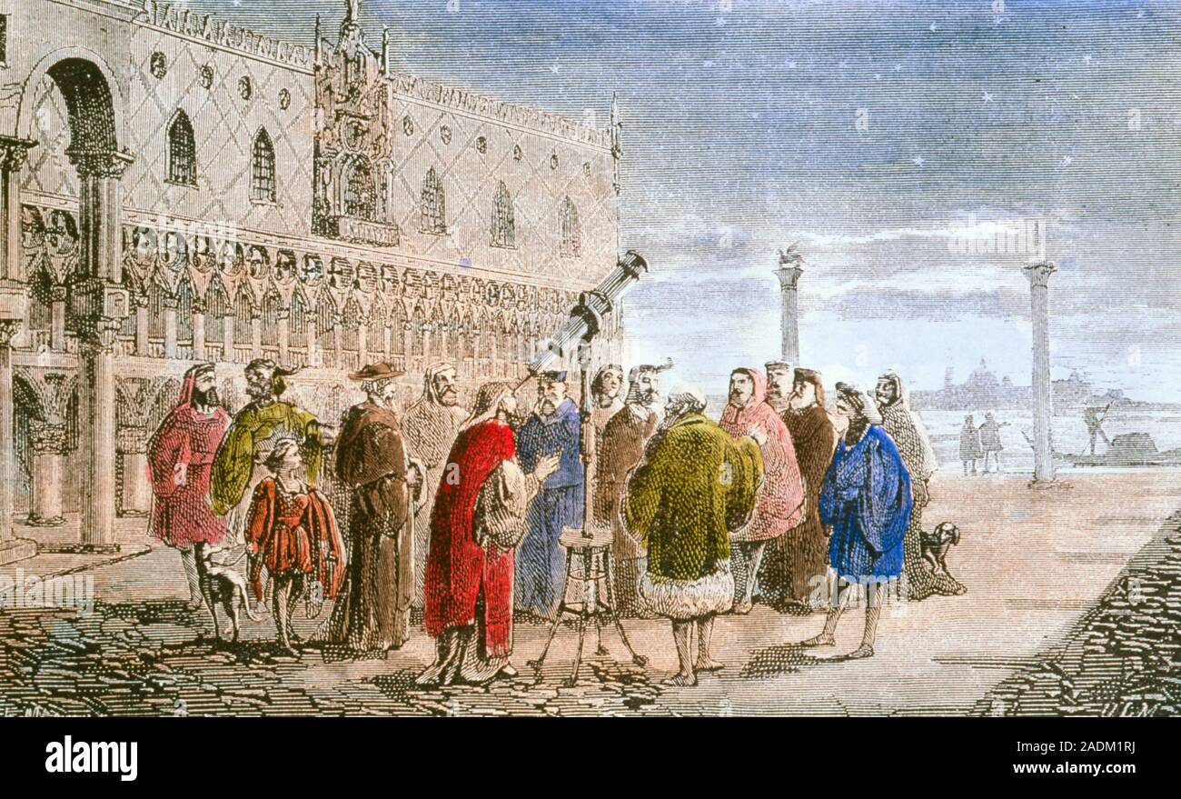 Galileo builds cheap first telescope