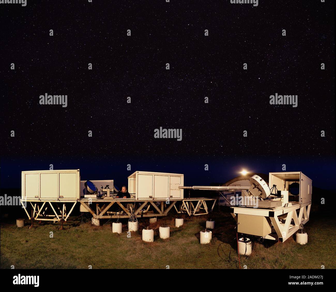 MODEL RELEASED COAST telescope. View of the Cambridge Optical Aperture
