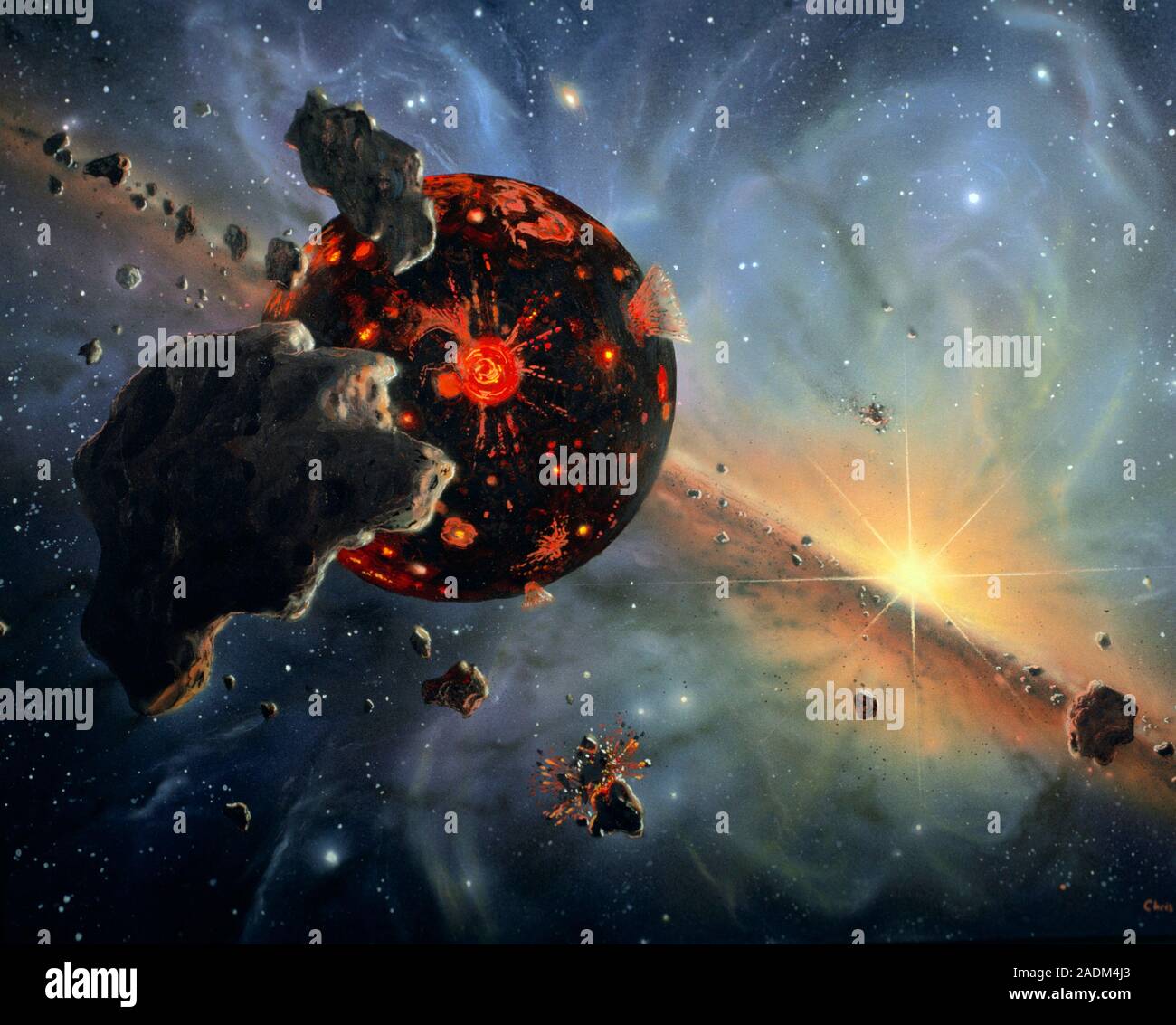 formation of the solar system according to the nebular hypothesis