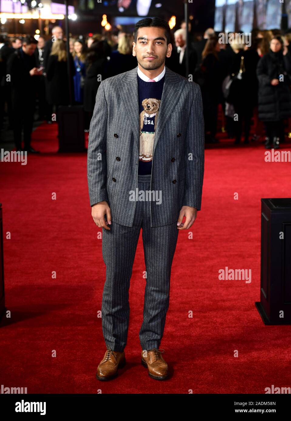 Nabhaan Rizwan attending the 1917 World Premiere at Leicester Square