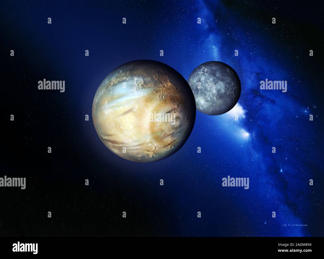 плутон в солнечной системе картинки