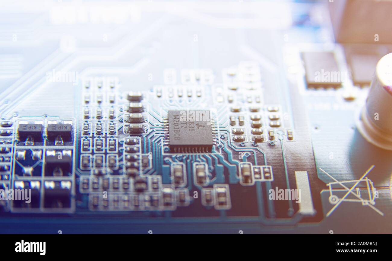 Modern Printed Circuit Board Electronic Circuit Board Textolite