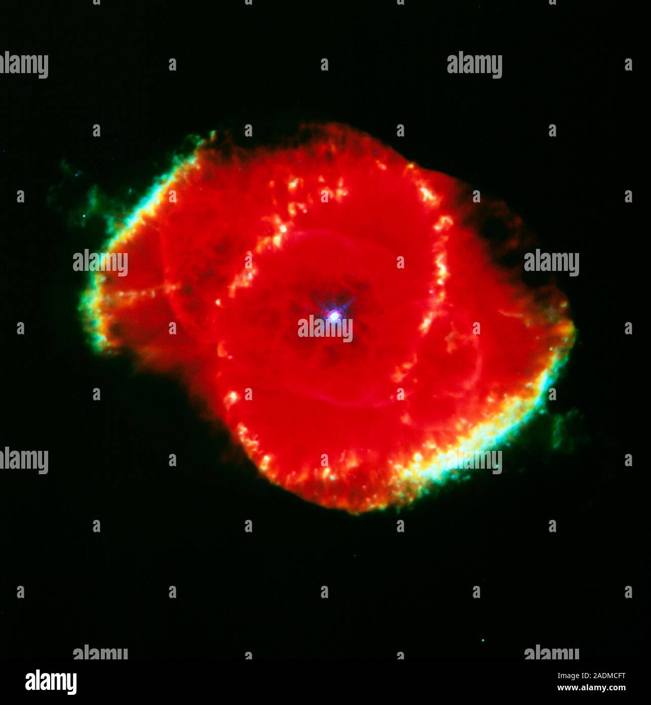 The Cat's Eye Nebula. The nebula known as the Cat's Eye