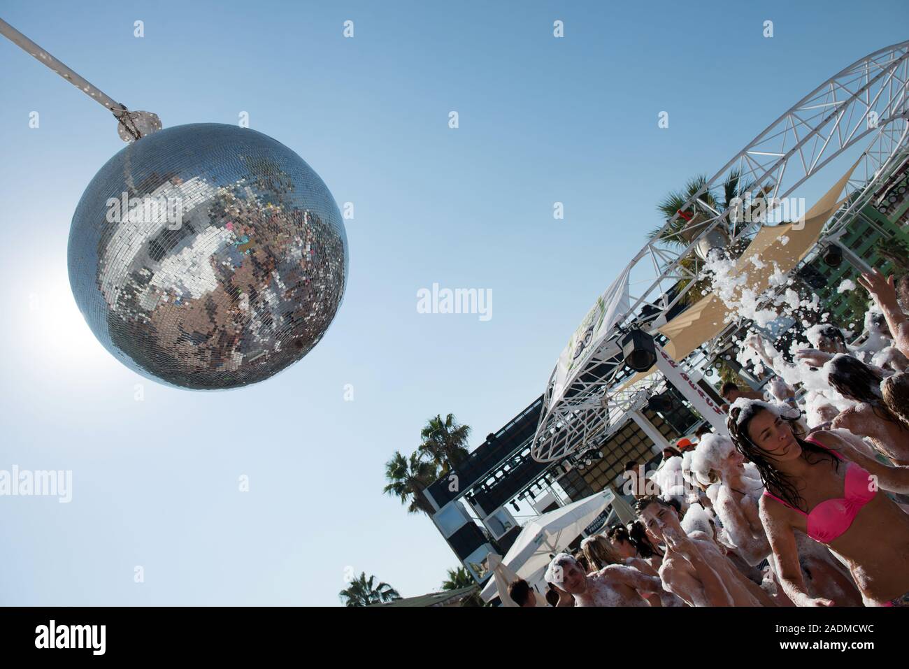 disco ball beach ball