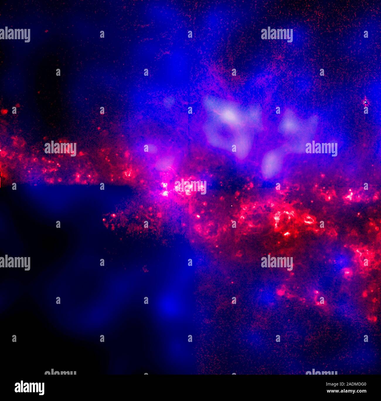 Spiral galaxy NGC 4631. Combined Chandra X-ray Observatory and Hubble ...