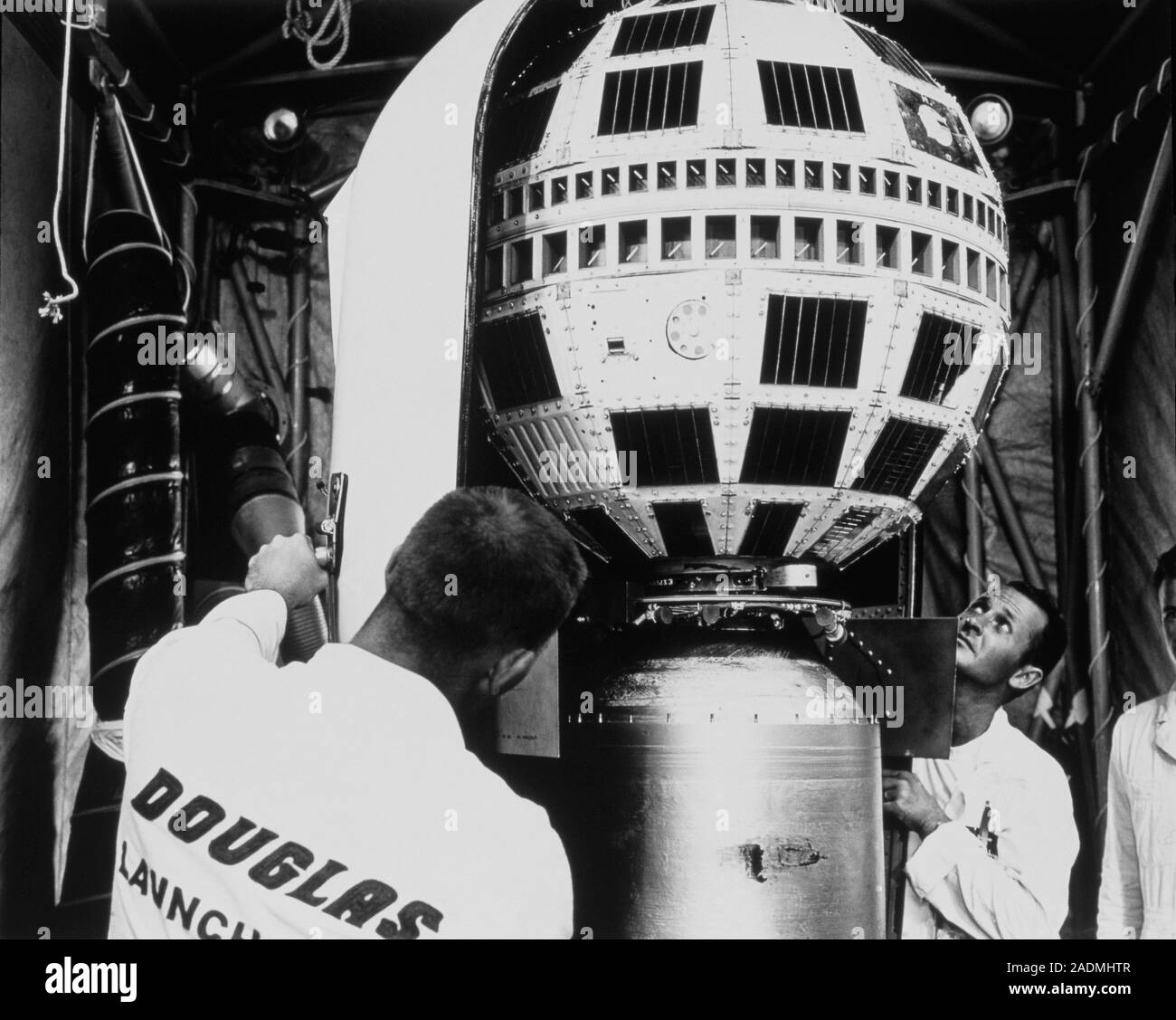 Telstar 1. Engineers put a fairing around Telstar 1, the world's first ...