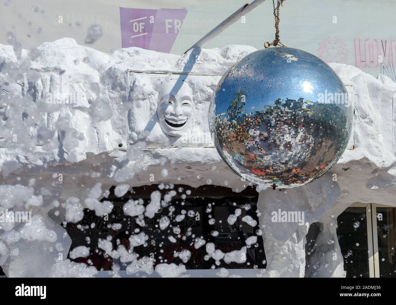 disco ball beach ball