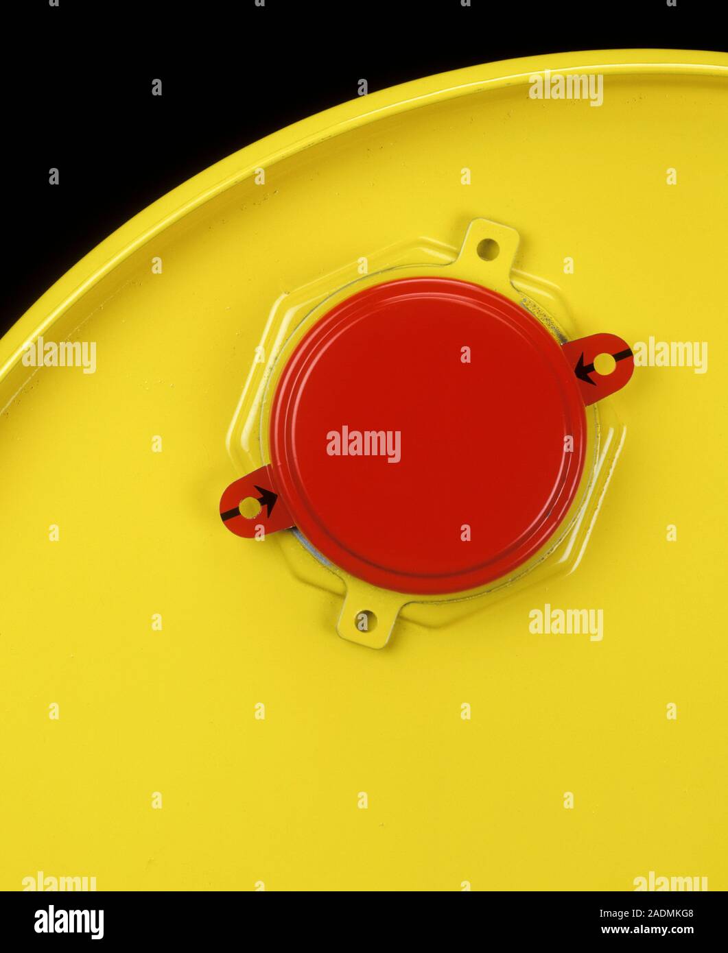 Oil drum cap Stock Photo Alamy