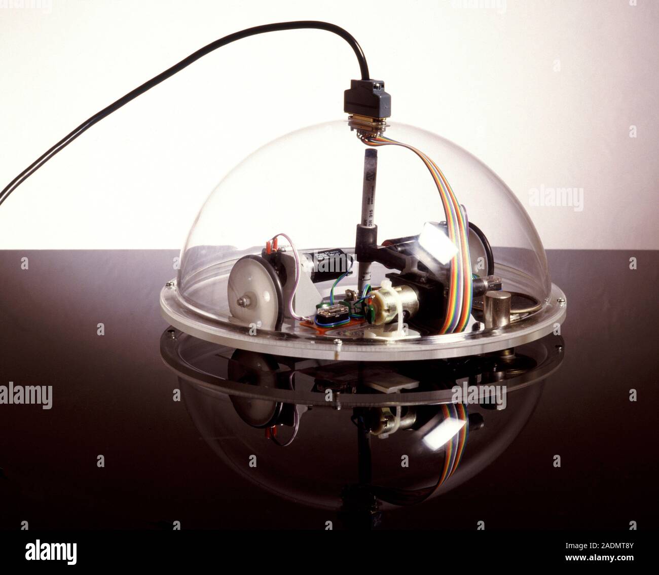 Turtle robot. This robot, which has a pen at its centre, was developed ...