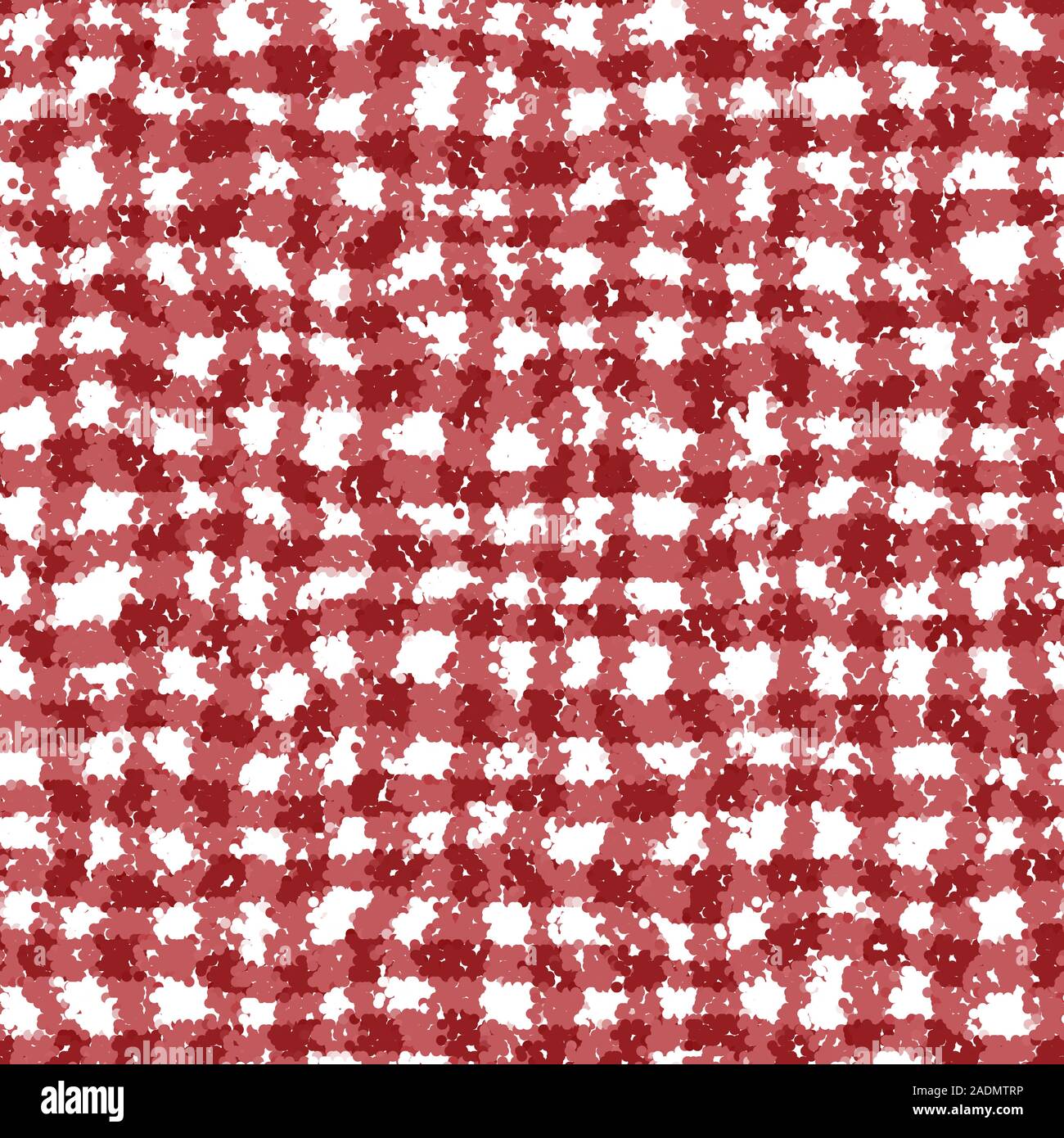 Gingham carpet in red and white seamless pattern Stock Vector