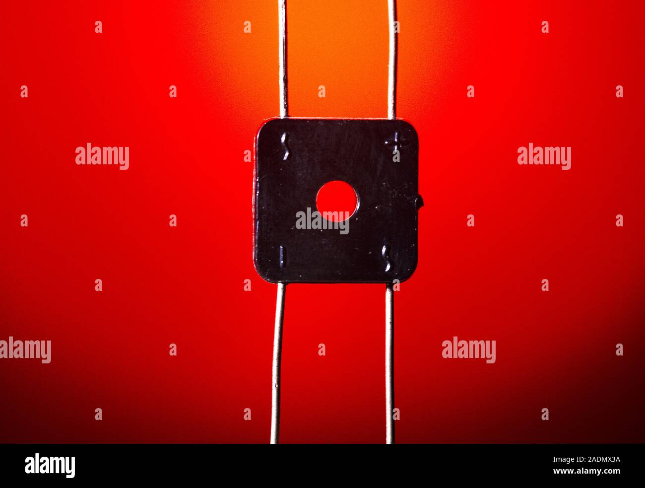 Bridge rectifier. This electronic device is an array of diodes used to