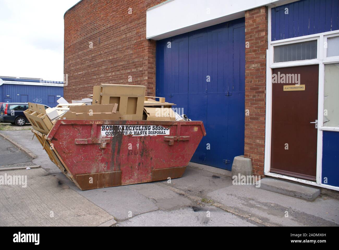 Commercial waste disposal, rubbish disposal Stock Photo Alamy