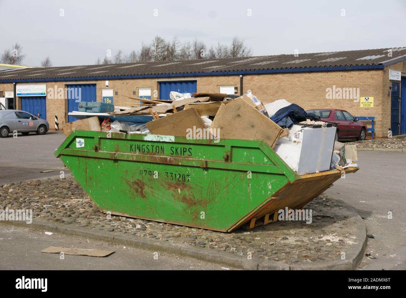 Commercial waste disposal, rubbish disposal Stock Photo Alamy