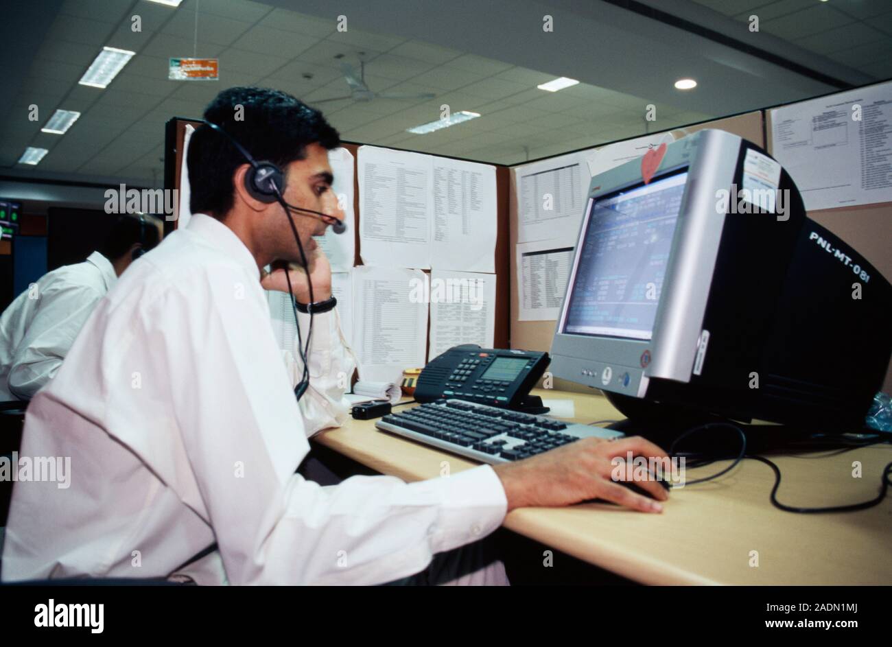 Call centre. Stock Photo
