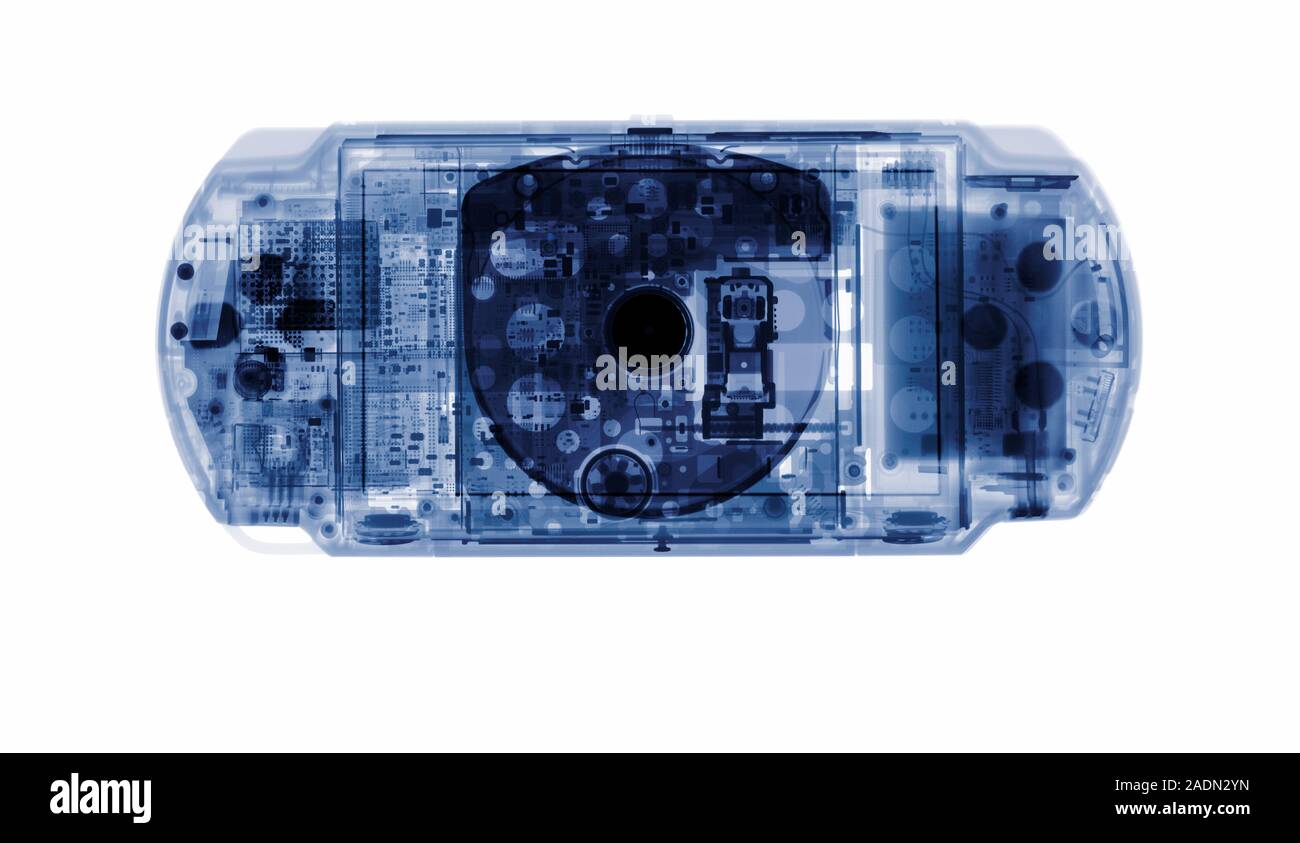 Game console, X-ray. Stock Photo