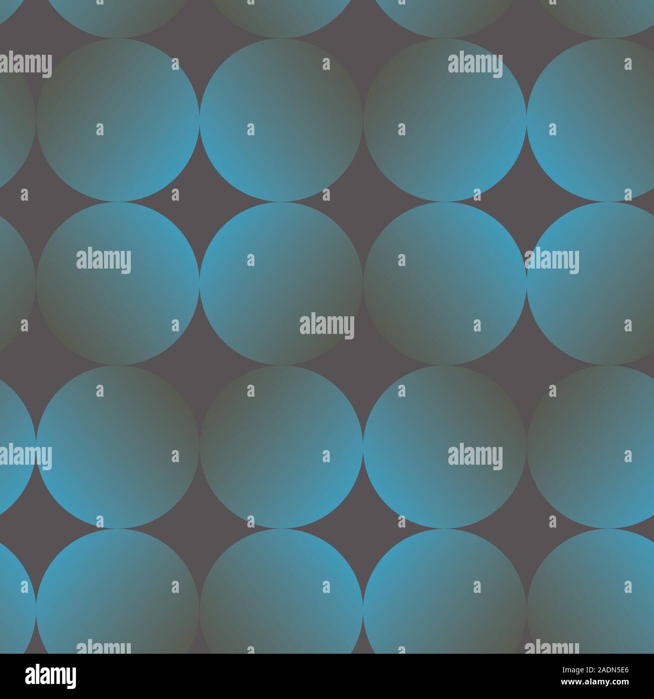 Blue and gray gradient circle seamless pattern Stock Vector