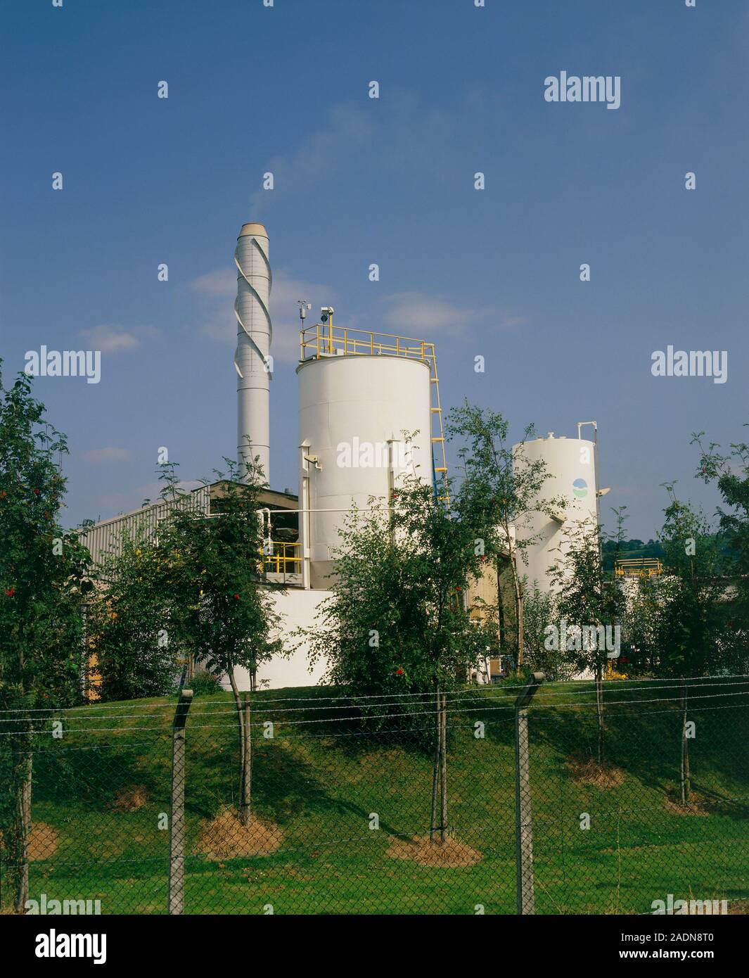 Rechem's toxic waste incinerator near Pontypool, South Wales. The plant