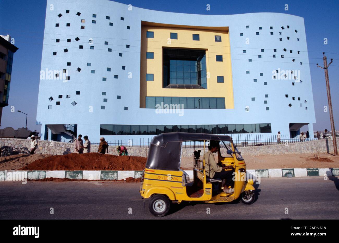 Office building in Cyberabad, an information technology and business