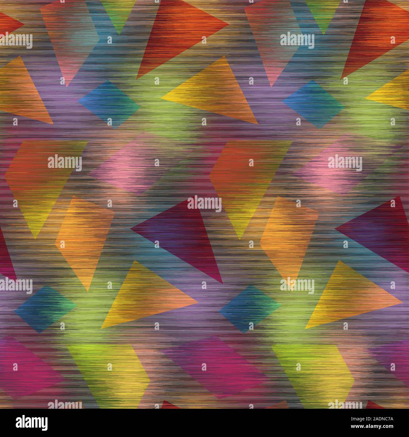 Techno glitch error bug seamless pattern swatch Stock Vector