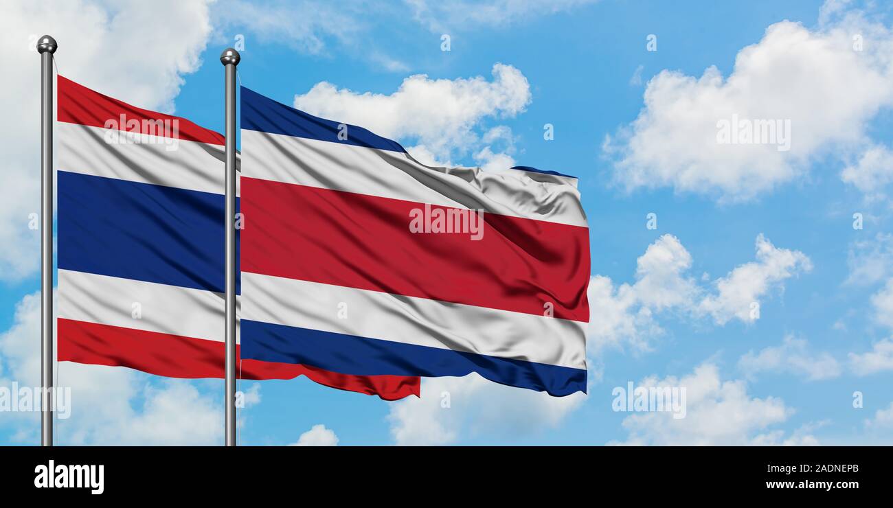 Costa rica thailand flag hires stock photography and images Alamy